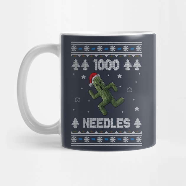 Final Fantasy Cactuar 1000 Needles Christmas by StebopDesigns